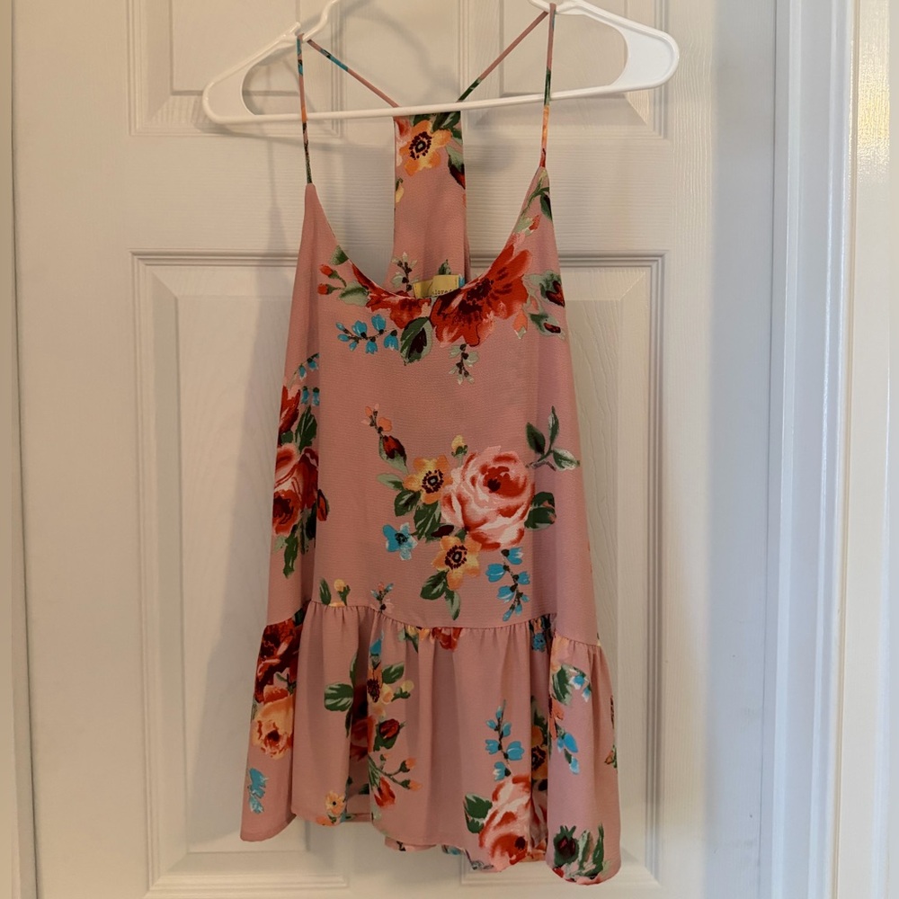Floral Sleeveless top